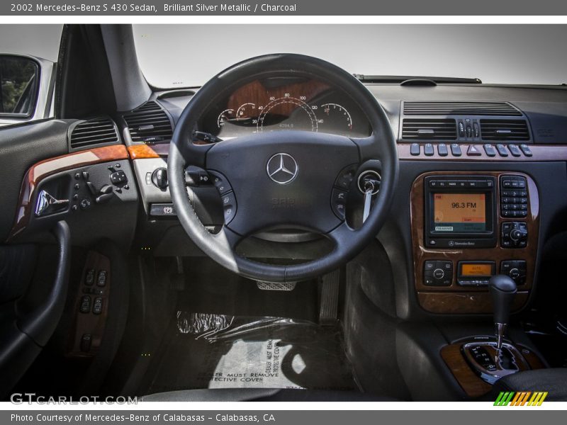 Brilliant Silver Metallic / Charcoal 2002 Mercedes-Benz S 430 Sedan