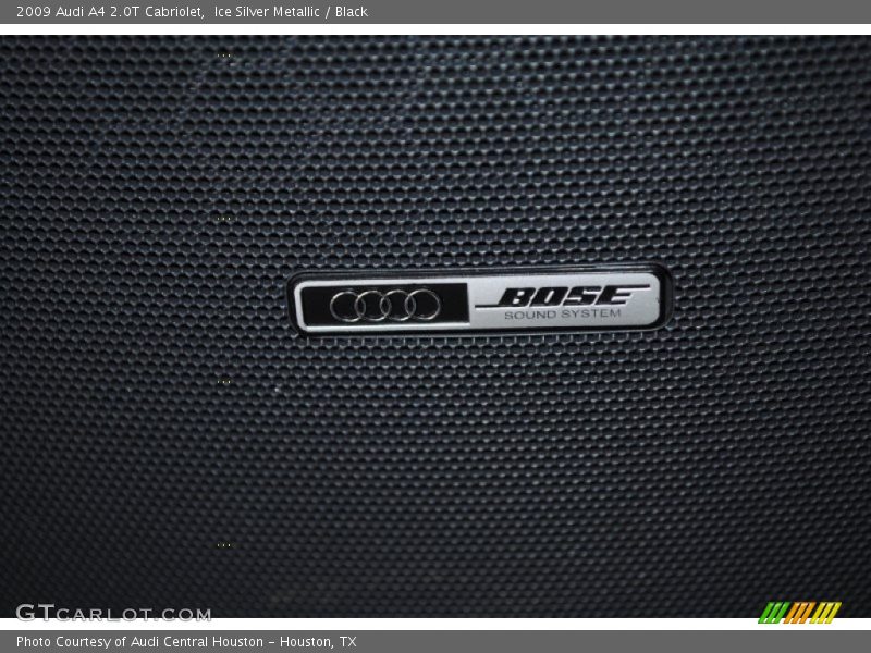 Ice Silver Metallic / Black 2009 Audi A4 2.0T Cabriolet
