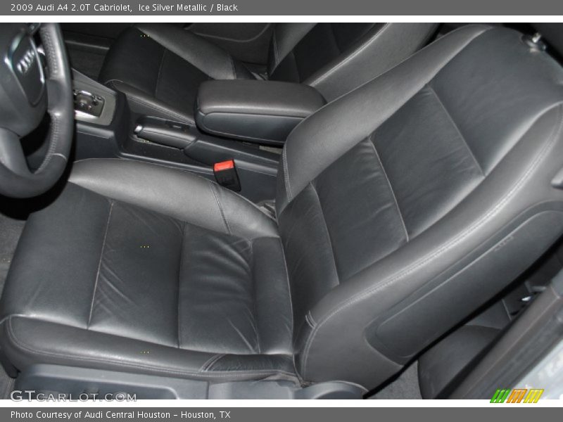 Ice Silver Metallic / Black 2009 Audi A4 2.0T Cabriolet