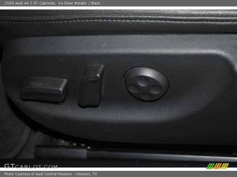 Ice Silver Metallic / Black 2009 Audi A4 2.0T Cabriolet