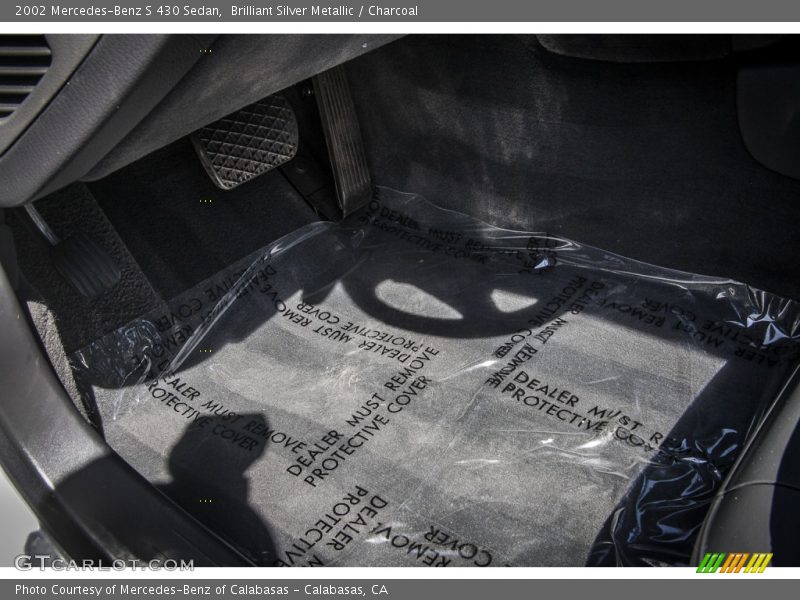 Brilliant Silver Metallic / Charcoal 2002 Mercedes-Benz S 430 Sedan