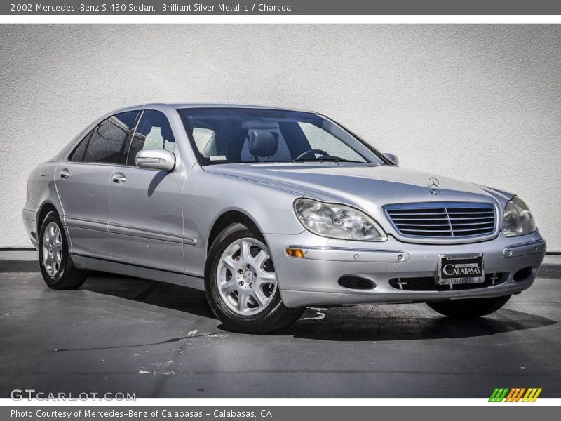 Brilliant Silver Metallic / Charcoal 2002 Mercedes-Benz S 430 Sedan