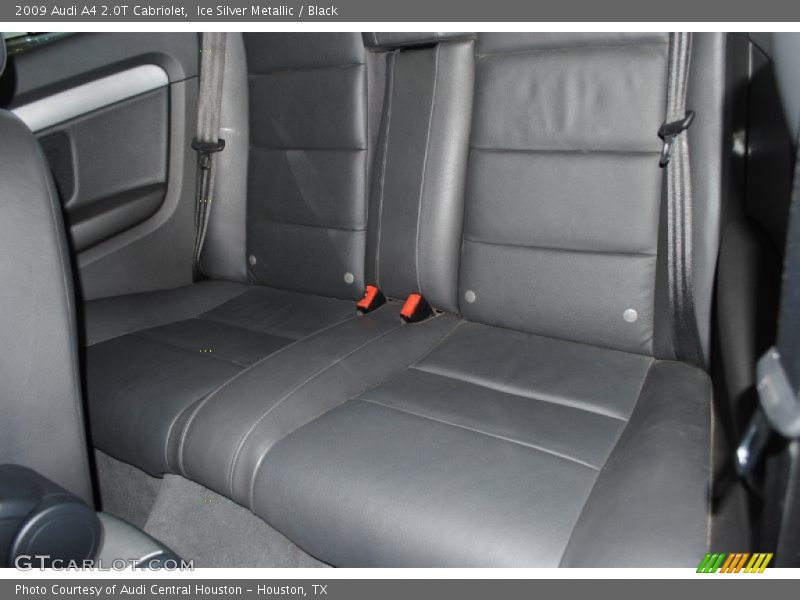 Ice Silver Metallic / Black 2009 Audi A4 2.0T Cabriolet