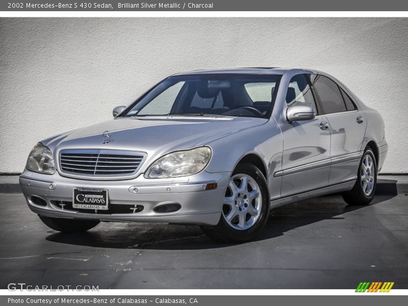 Brilliant Silver Metallic / Charcoal 2002 Mercedes-Benz S 430 Sedan