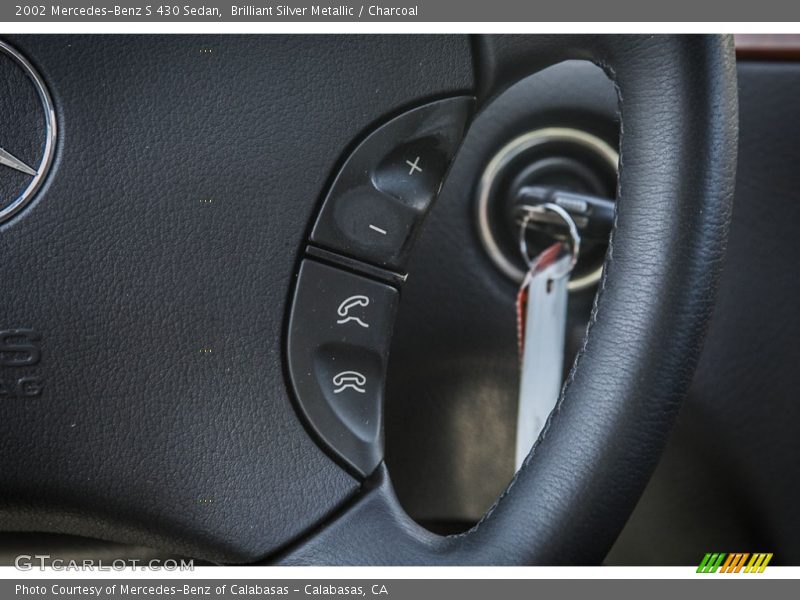 Brilliant Silver Metallic / Charcoal 2002 Mercedes-Benz S 430 Sedan