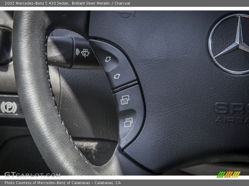 Brilliant Silver Metallic / Charcoal 2002 Mercedes-Benz S 430 Sedan