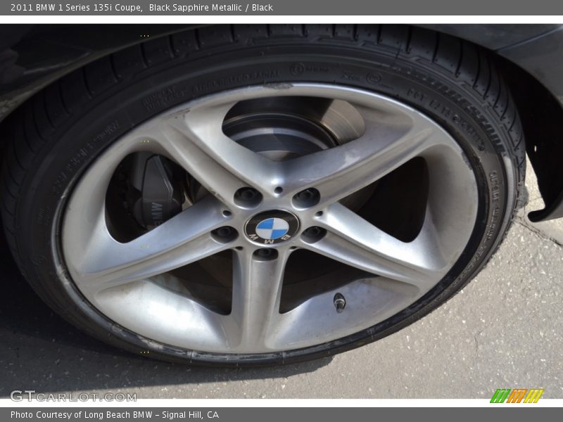 Black Sapphire Metallic / Black 2011 BMW 1 Series 135i Coupe