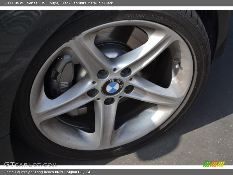 Black Sapphire Metallic / Black 2011 BMW 1 Series 135i Coupe