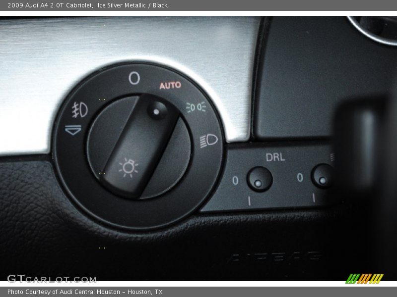 Ice Silver Metallic / Black 2009 Audi A4 2.0T Cabriolet