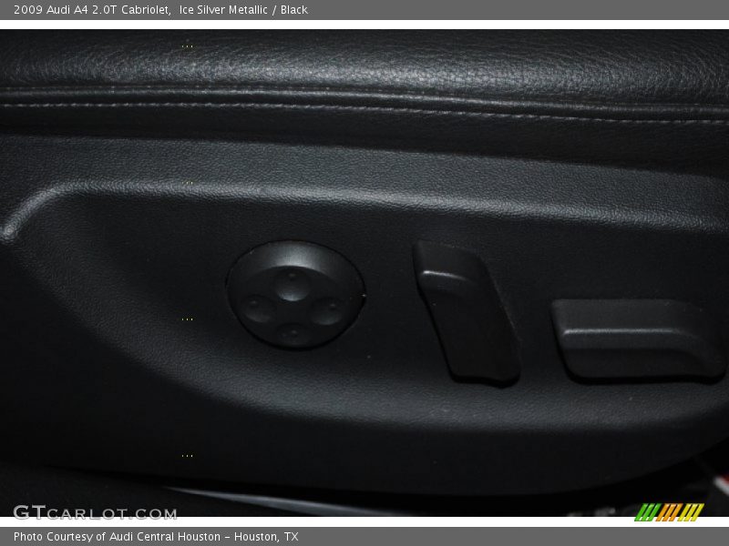 Ice Silver Metallic / Black 2009 Audi A4 2.0T Cabriolet