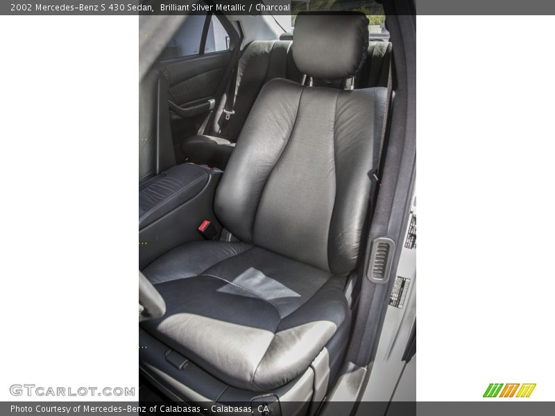 Brilliant Silver Metallic / Charcoal 2002 Mercedes-Benz S 430 Sedan