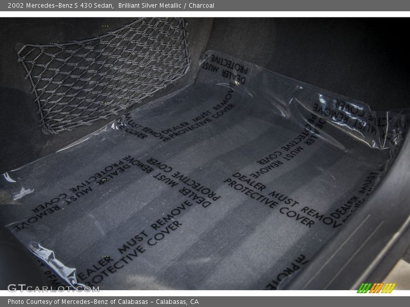 Brilliant Silver Metallic / Charcoal 2002 Mercedes-Benz S 430 Sedan