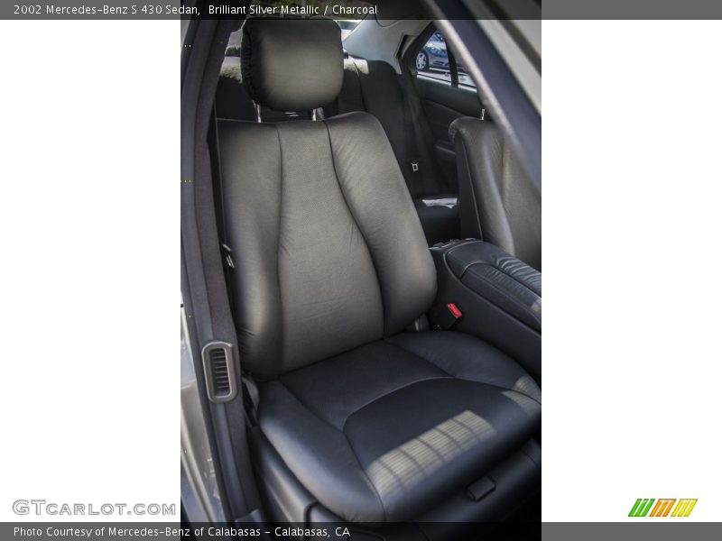 Brilliant Silver Metallic / Charcoal 2002 Mercedes-Benz S 430 Sedan