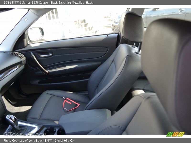 Black Sapphire Metallic / Black 2011 BMW 1 Series 135i Coupe