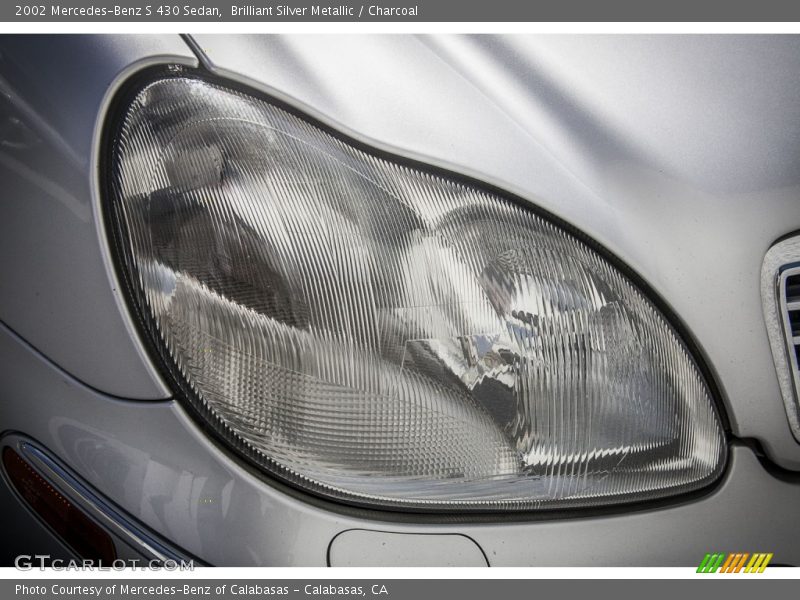 Brilliant Silver Metallic / Charcoal 2002 Mercedes-Benz S 430 Sedan