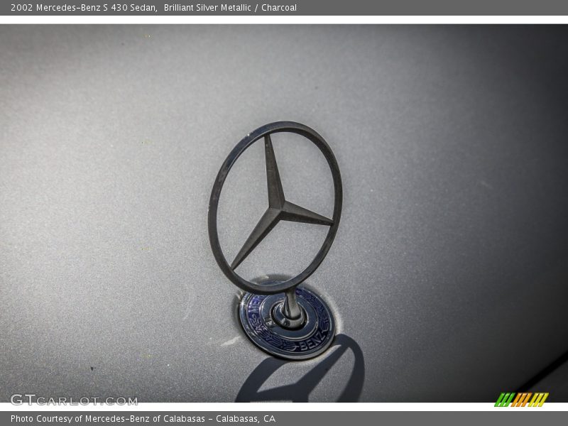 Brilliant Silver Metallic / Charcoal 2002 Mercedes-Benz S 430 Sedan