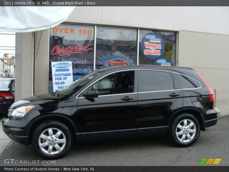 Crystal Black Pearl / Black 2011 Honda CR-V SE 4WD