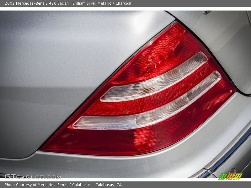 Brilliant Silver Metallic / Charcoal 2002 Mercedes-Benz S 430 Sedan