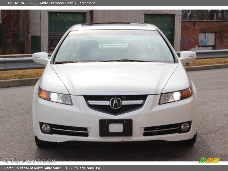 White Diamond Pearl / Parchment 2007 Acura TL 3.2