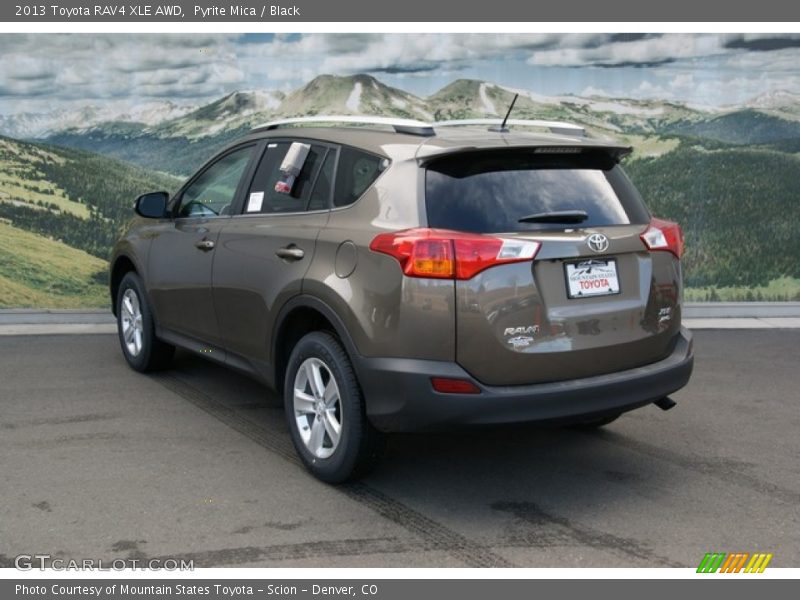 Pyrite Mica / Black 2013 Toyota RAV4 XLE AWD