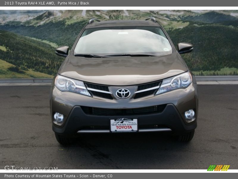 Pyrite Mica / Black 2013 Toyota RAV4 XLE AWD