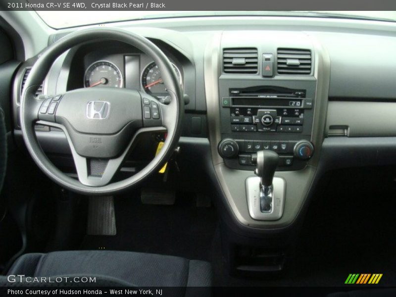 Crystal Black Pearl / Black 2011 Honda CR-V SE 4WD