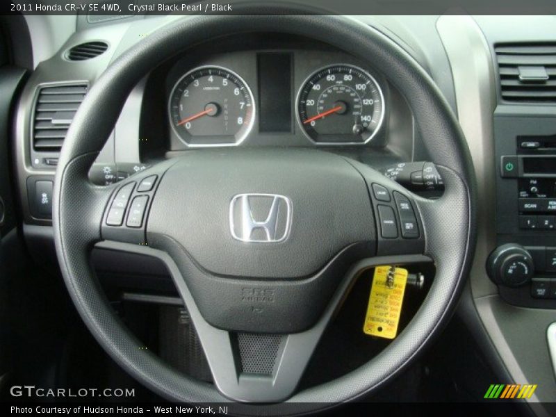 Crystal Black Pearl / Black 2011 Honda CR-V SE 4WD