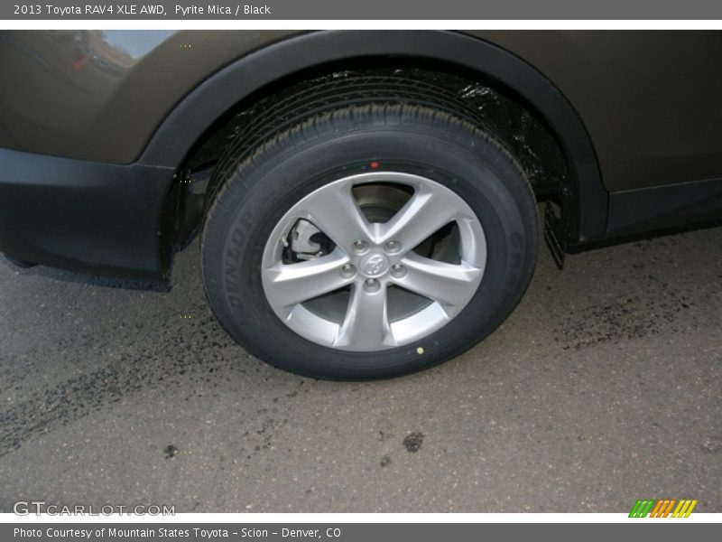 Pyrite Mica / Black 2013 Toyota RAV4 XLE AWD