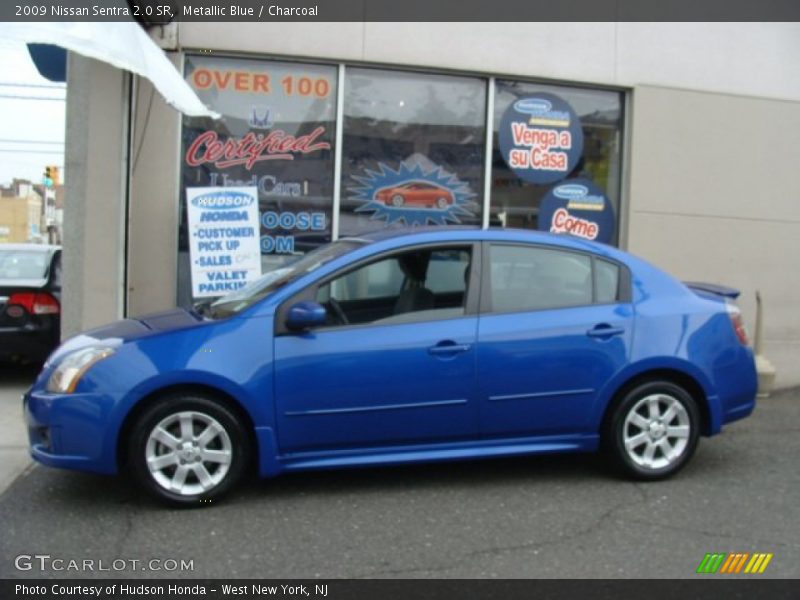 Metallic Blue / Charcoal 2009 Nissan Sentra 2.0 SR