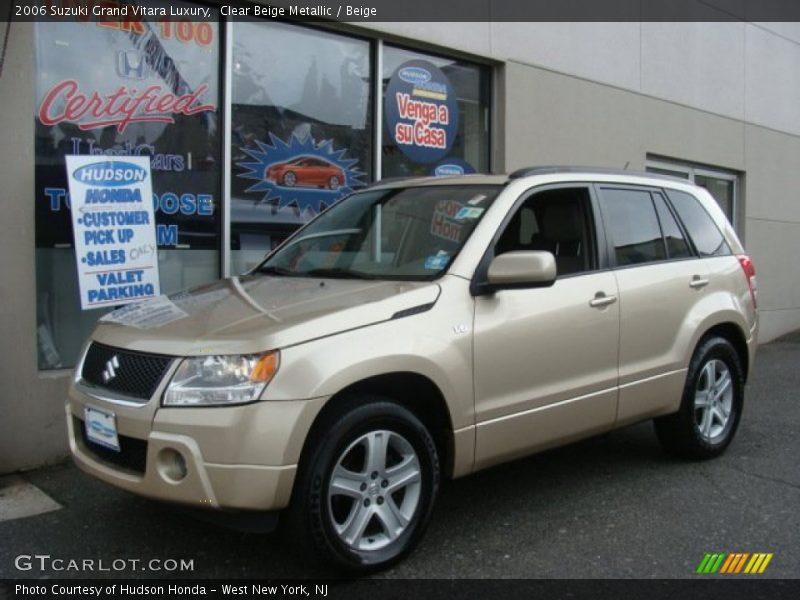 Clear Beige Metallic / Beige 2006 Suzuki Grand Vitara Luxury