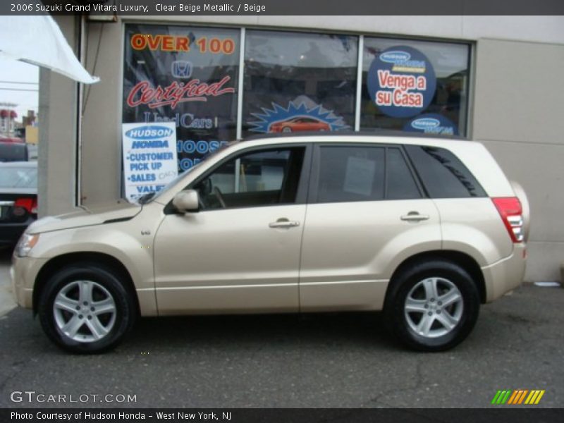Clear Beige Metallic / Beige 2006 Suzuki Grand Vitara Luxury