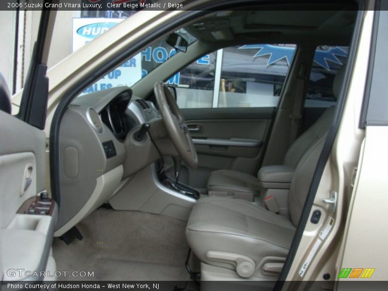 Clear Beige Metallic / Beige 2006 Suzuki Grand Vitara Luxury