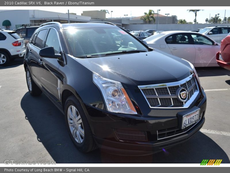 Black Raven / Ebony/Titanium 2010 Cadillac SRX V6