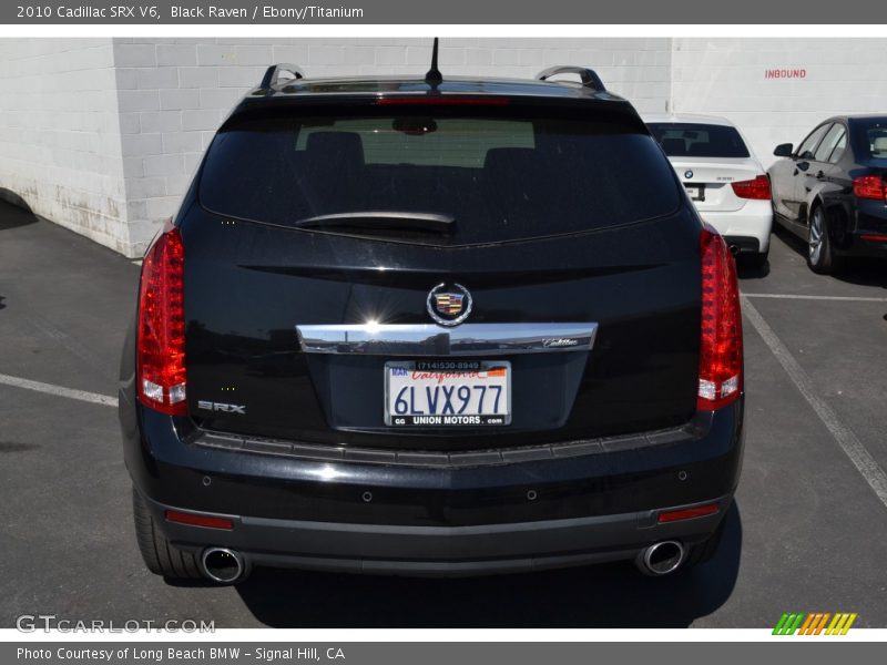 Black Raven / Ebony/Titanium 2010 Cadillac SRX V6
