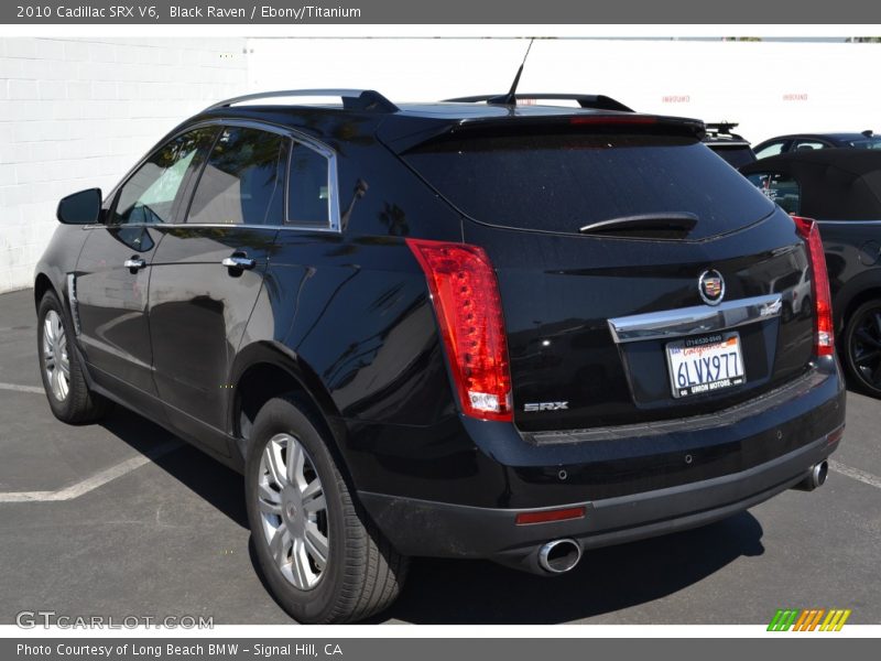 Black Raven / Ebony/Titanium 2010 Cadillac SRX V6
