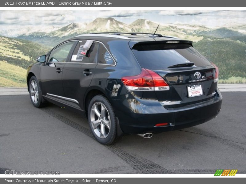 Cosmic Gray Mica / Light Gray 2013 Toyota Venza LE AWD