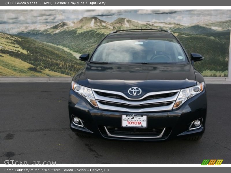 Cosmic Gray Mica / Light Gray 2013 Toyota Venza LE AWD