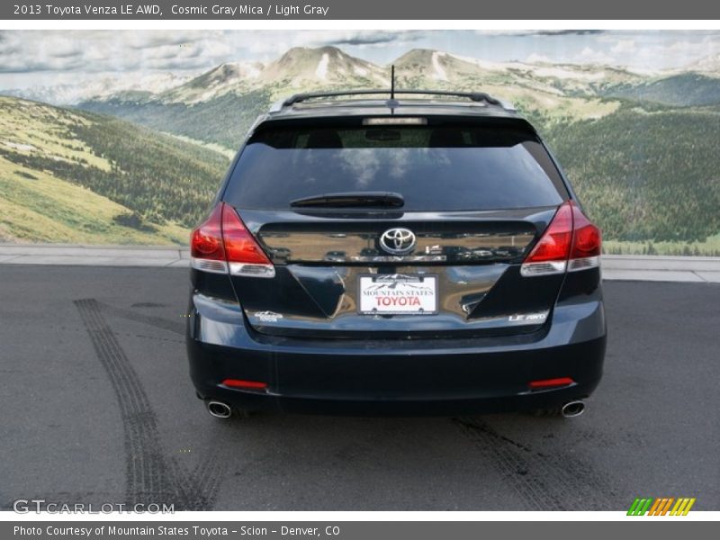 Cosmic Gray Mica / Light Gray 2013 Toyota Venza LE AWD