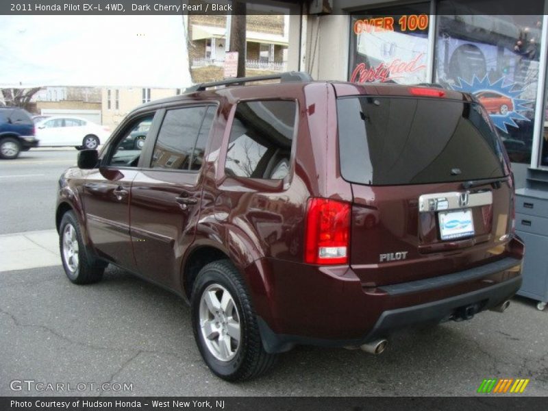 Dark Cherry Pearl / Black 2011 Honda Pilot EX-L 4WD