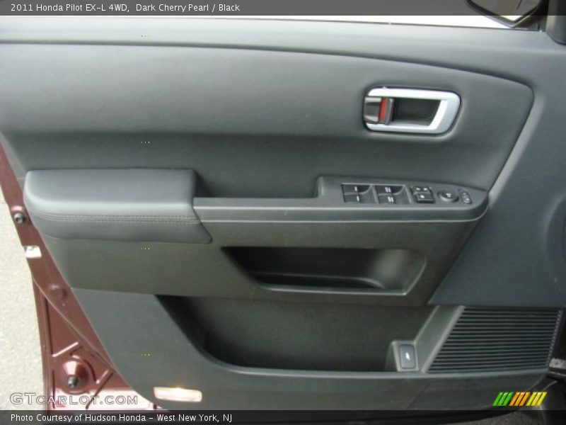 Dark Cherry Pearl / Black 2011 Honda Pilot EX-L 4WD