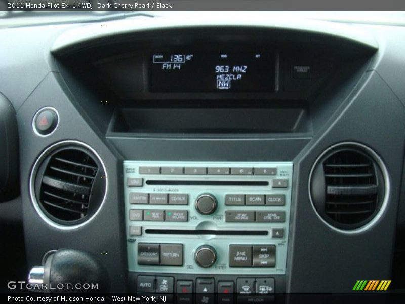 Dark Cherry Pearl / Black 2011 Honda Pilot EX-L 4WD