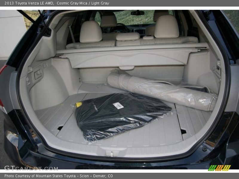 Cosmic Gray Mica / Light Gray 2013 Toyota Venza LE AWD