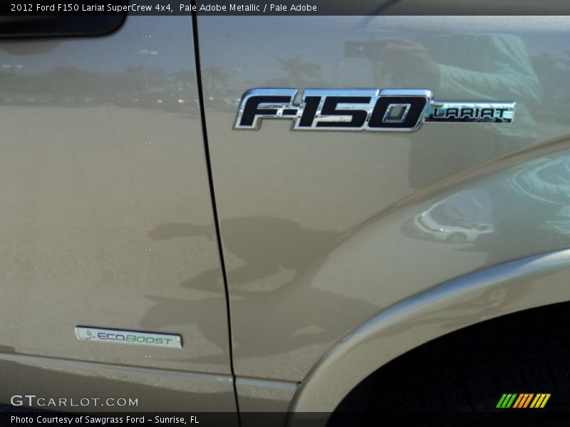 Pale Adobe Metallic / Pale Adobe 2012 Ford F150 Lariat SuperCrew 4x4