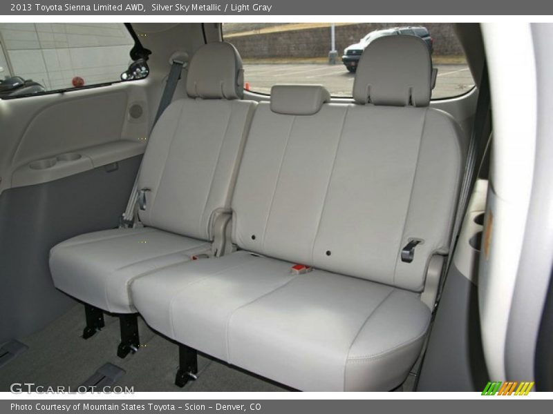 Silver Sky Metallic / Light Gray 2013 Toyota Sienna Limited AWD