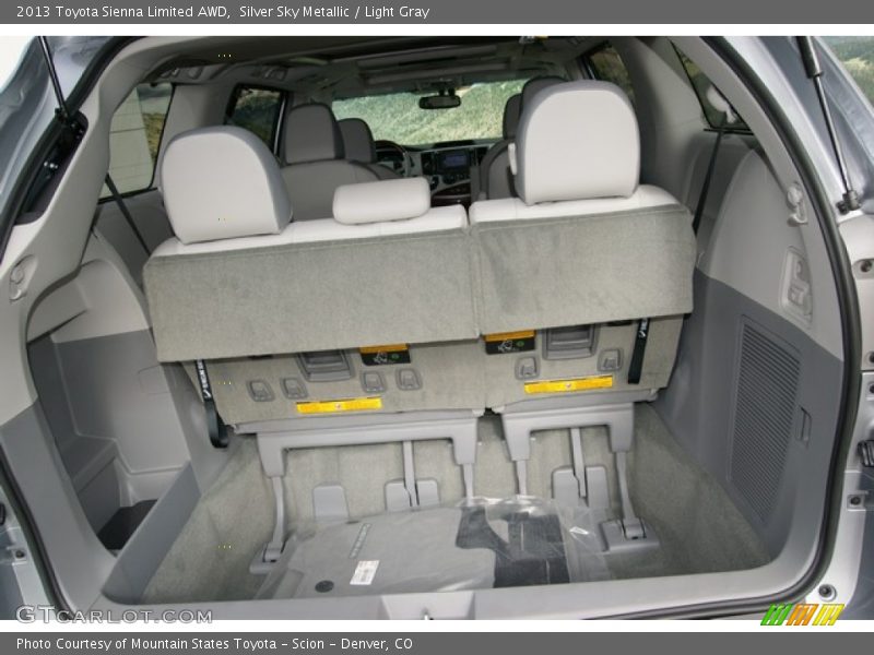 Silver Sky Metallic / Light Gray 2013 Toyota Sienna Limited AWD