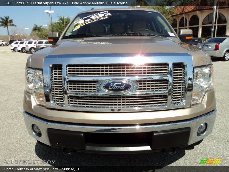 Pale Adobe Metallic / Pale Adobe 2012 Ford F150 Lariat SuperCrew 4x4