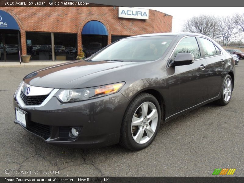 Grigio Metallic / Ebony 2010 Acura TSX Sedan