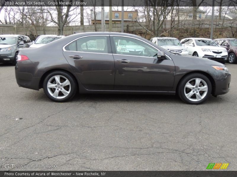 Grigio Metallic / Ebony 2010 Acura TSX Sedan