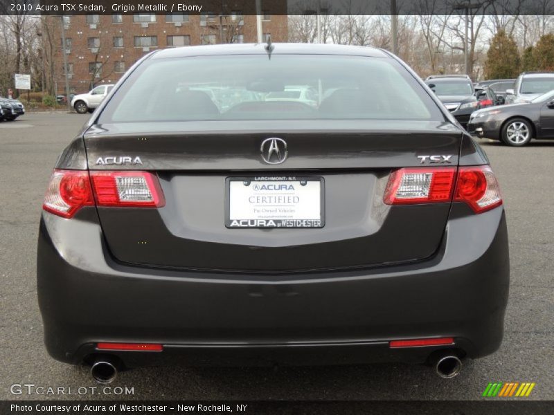Grigio Metallic / Ebony 2010 Acura TSX Sedan