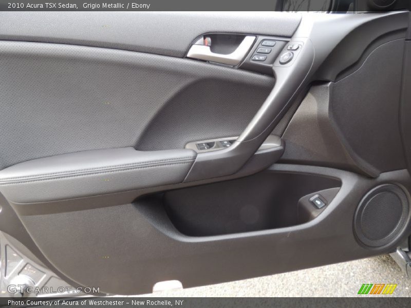 Grigio Metallic / Ebony 2010 Acura TSX Sedan